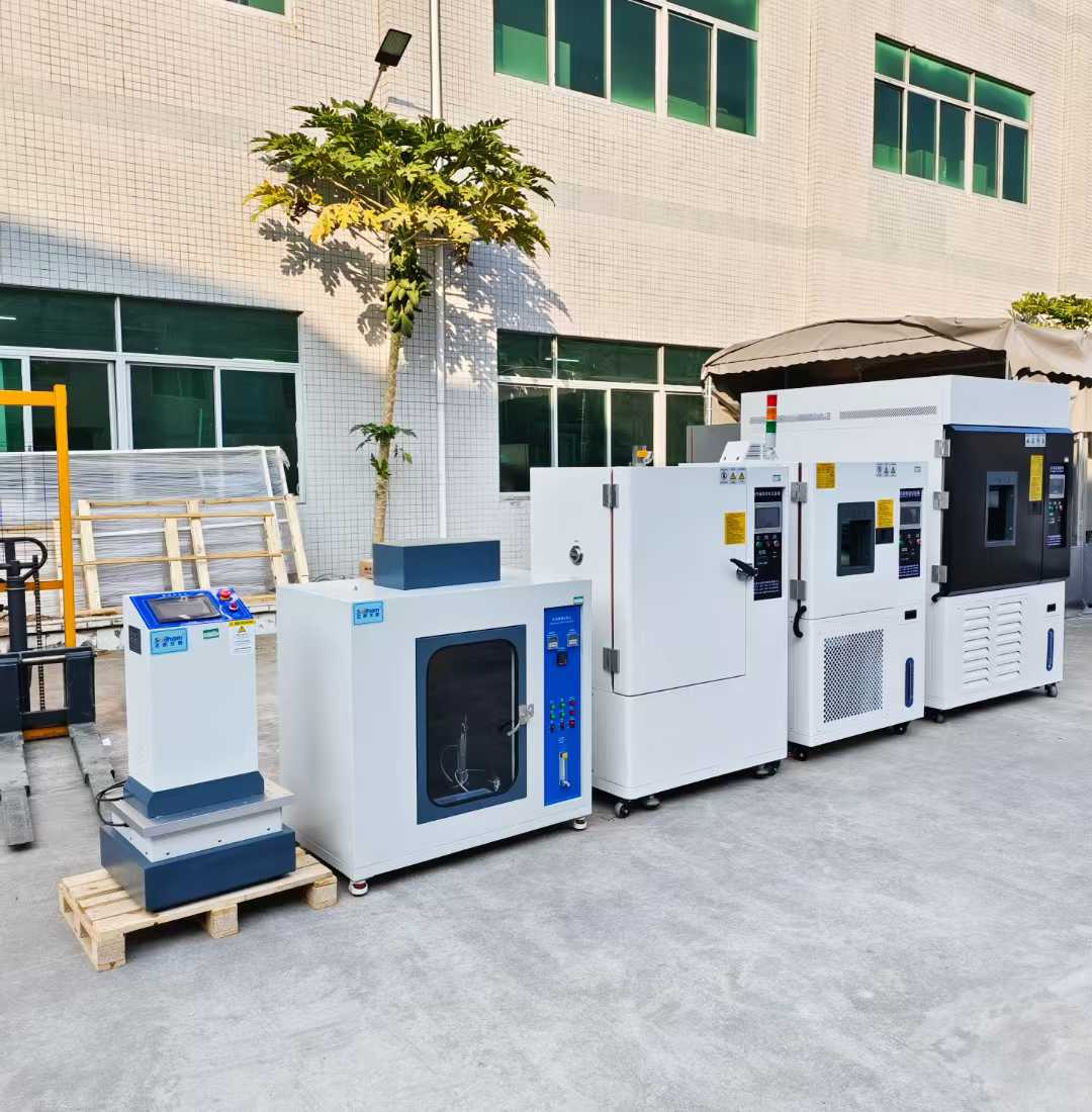 水冷氙燈箱、恒溫恒濕箱、換氣老化箱、燃燒試驗機、電磁振動臺、鹽霧試驗箱